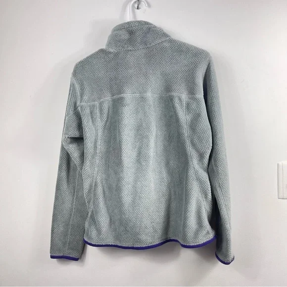 Patagonia Grey Half-Button Fleece Jacket - Picture 11 of 13